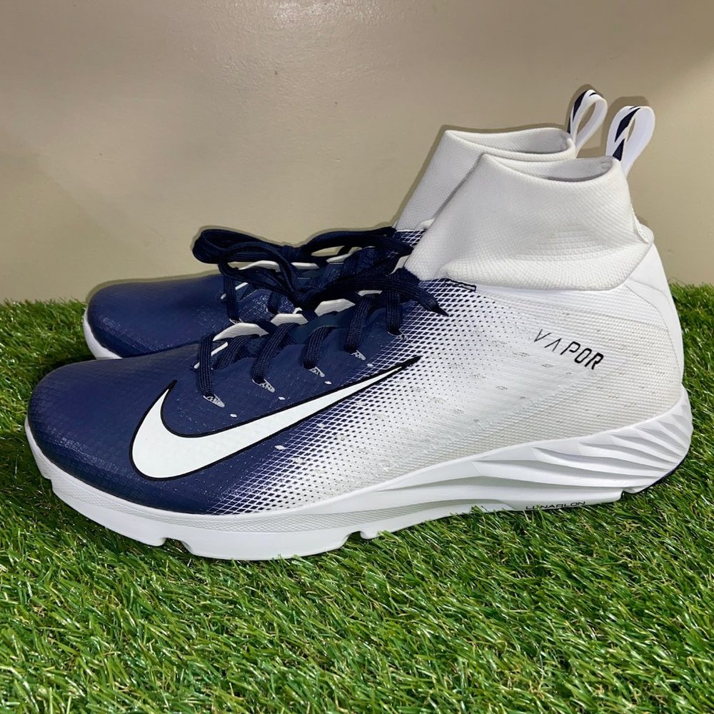 Nike Vapor Untouchable Speed Turf 2 Football Navy Blue AO8744-101 Men Size 13.5